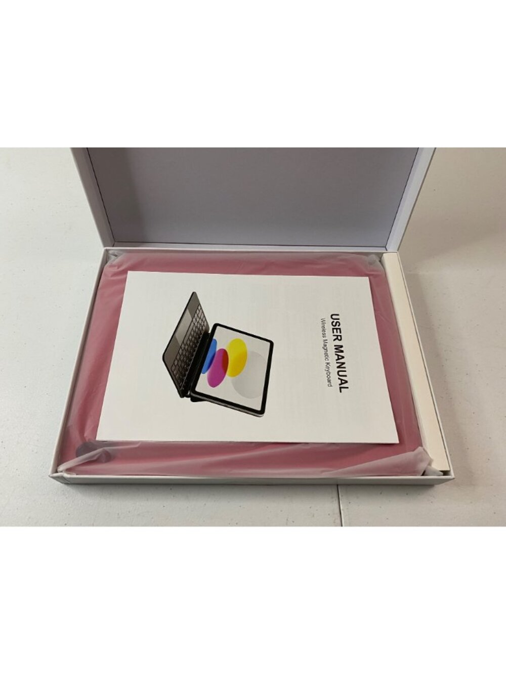 Red Bluetooth Keyboard Case for iPad 9.7 10.2 Tablet Trackpad - Picture 8 of 9